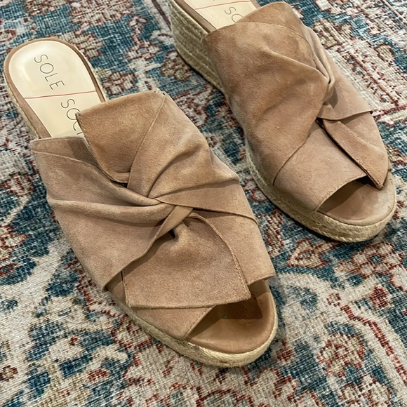 Sole Society suede mules size 11 - Picture 2 of 11